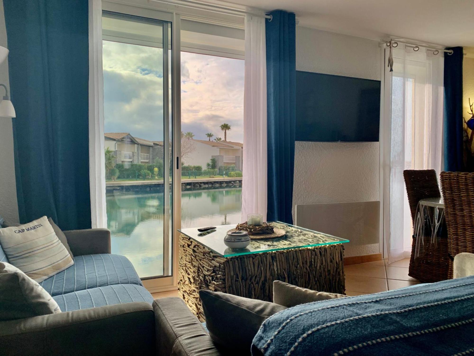 Appartement Vue Mer - Rdc - Parking Prive - Meuble Tourisme 4 Etoiles 阿格德 外观 照片